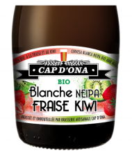 Bière Blanche Neipa Bio Fraise Kiwi CAP D'ONA