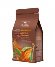 Chocolat lactée caramel 31% 1kg Cacao Barry
