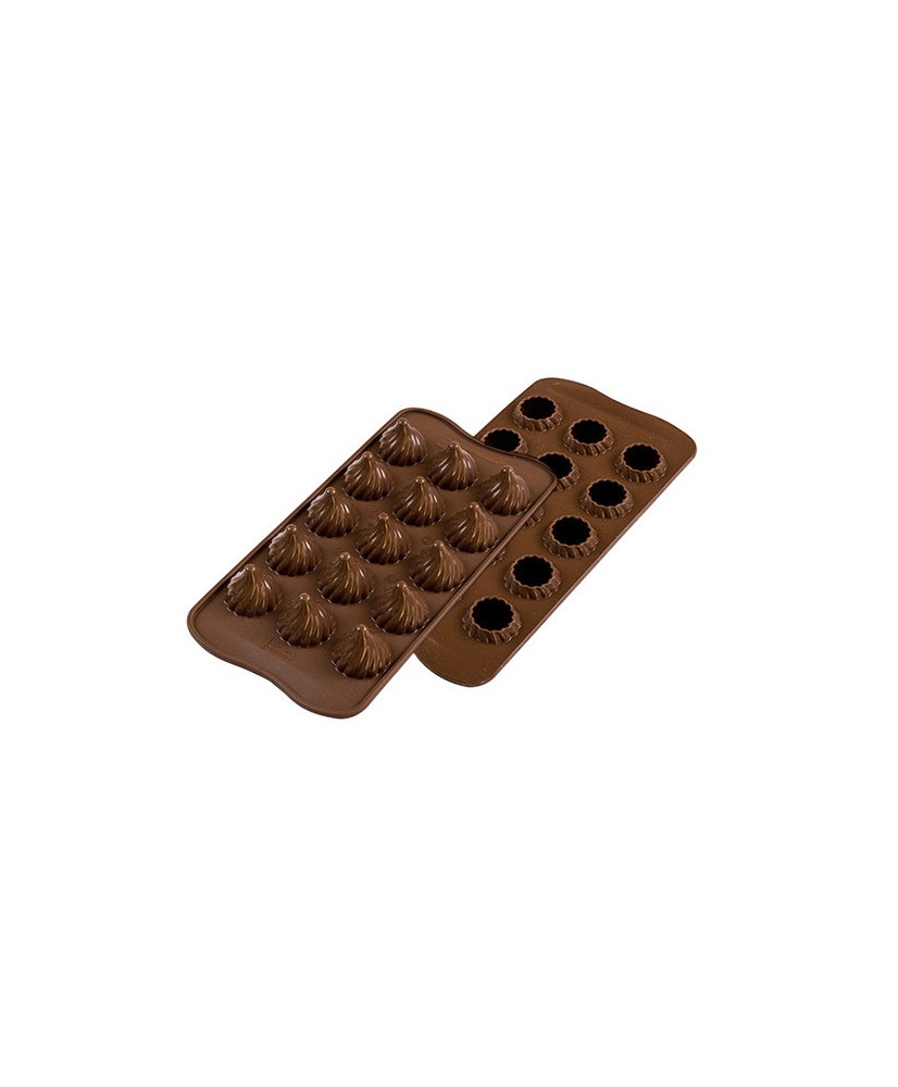 Moule Easy Choc 3D Choco Flame SILIKOMART