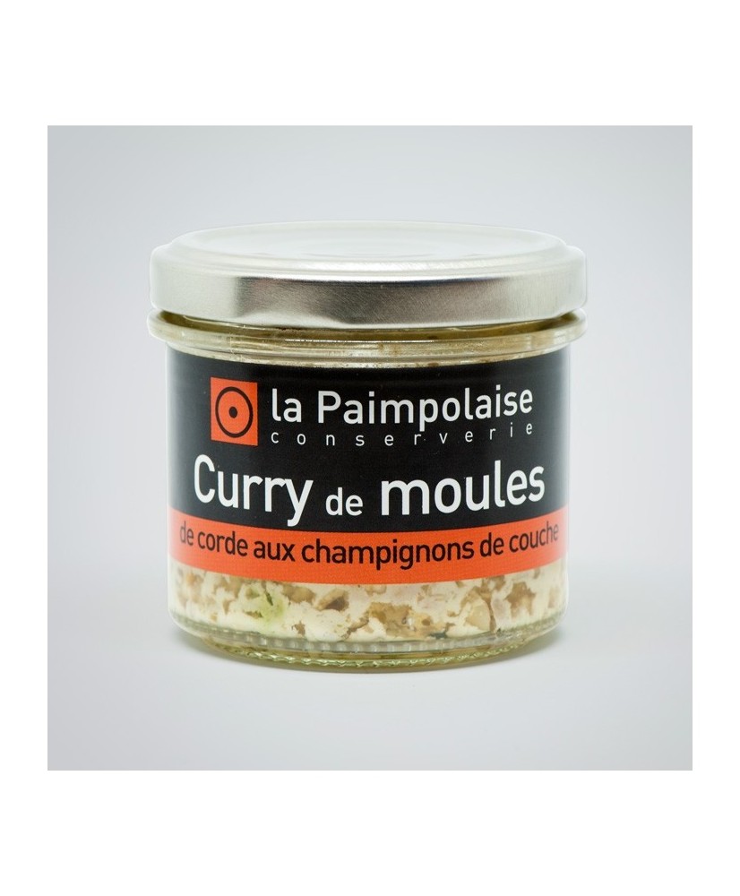 Tartinable "Curry de moules de bouchot aux champignons de couche" 80g LA PAIMPOLAISE