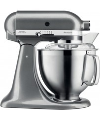Robot pâtissier à tête inclinable 4,8L Artisan Premium 5KSM185PS KITCHENAID + Accessoires Inox