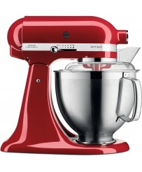 Robot pâtissier à tête inclinable 4,8L Artisan Premium 5KSM185PS KITCHENAID + Accessoires Inox