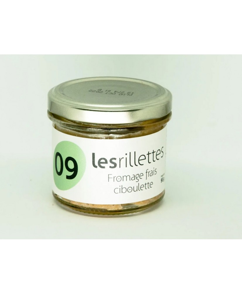 Rillettes n°09 : fromage frais et ciboulette SECRETS DE FAMILLE