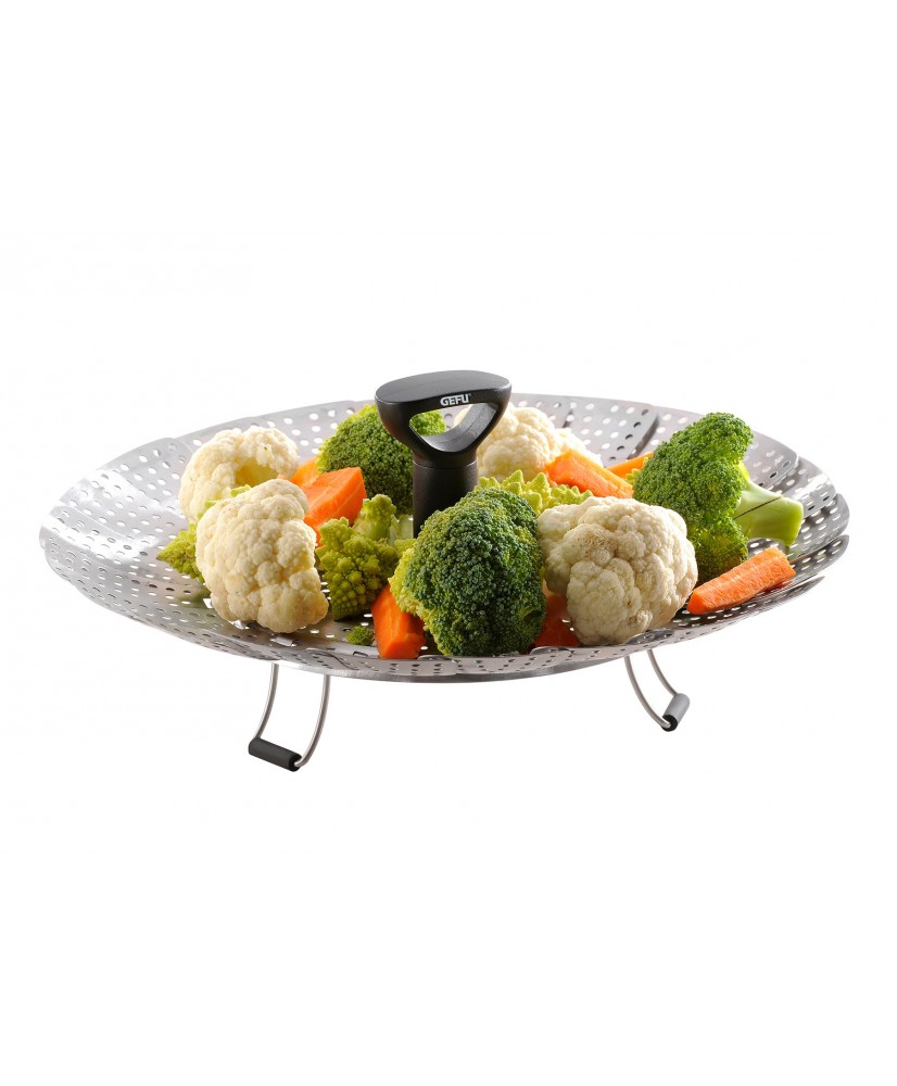 Panier vapeur inox rétractable GEFU