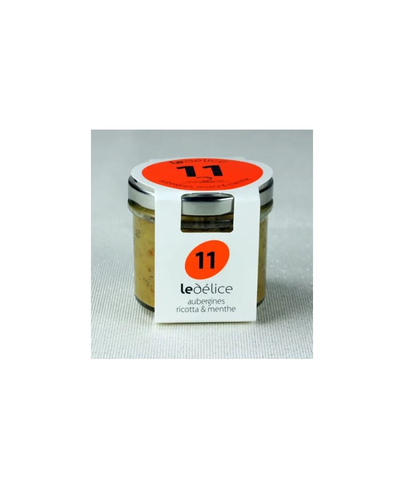 Le délice "aubergines, ricotta et menthe" 90g SECRETS DE FAMILLE