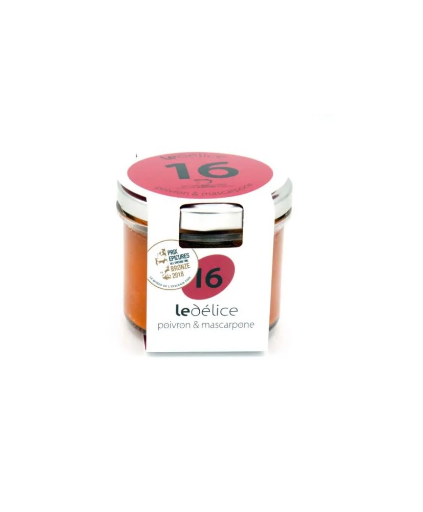 Le délice "poivron et mascarpone" 90g SECRETS DE FAMILLE