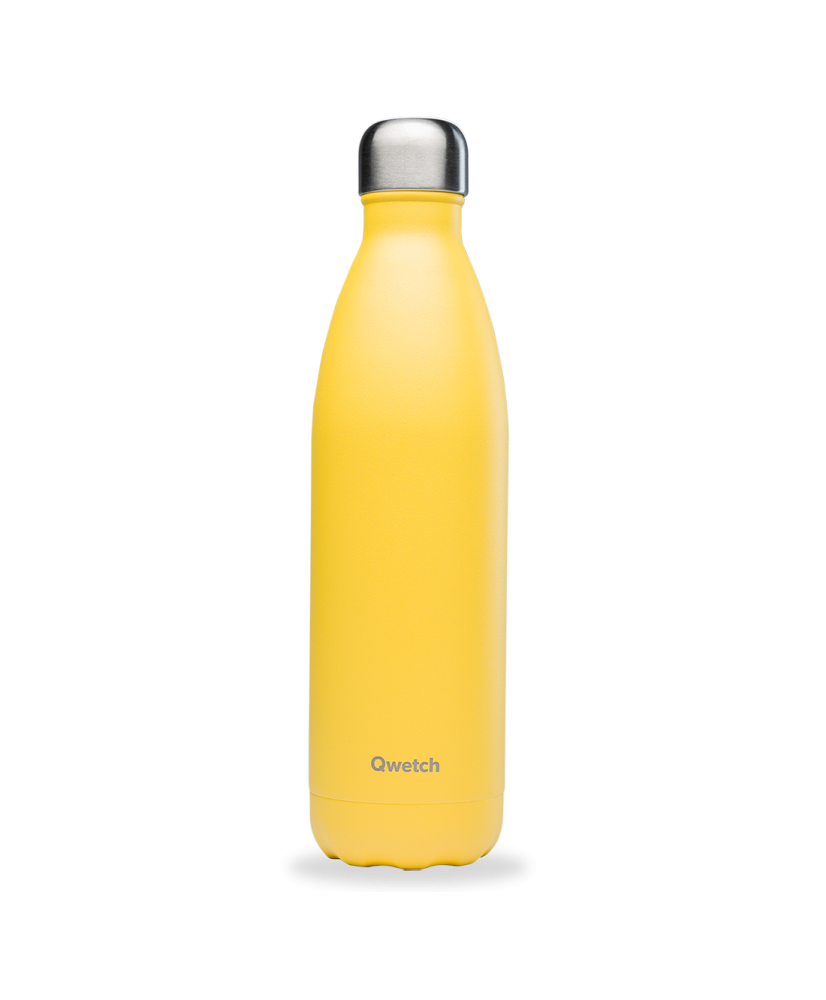 Bouteille isotherme "pop jaune" 500ml QWETCH
