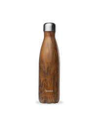 Bouteille isotherme "wood" 500ml QWETCH