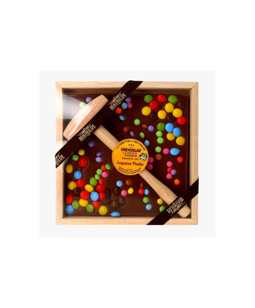 Chocolat à casser avec maillet 400g LE COMPTOIR DE MATHILDE