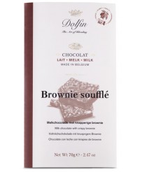 Tablette de chocolat au lait "Brownie soufflé" DOLFIN