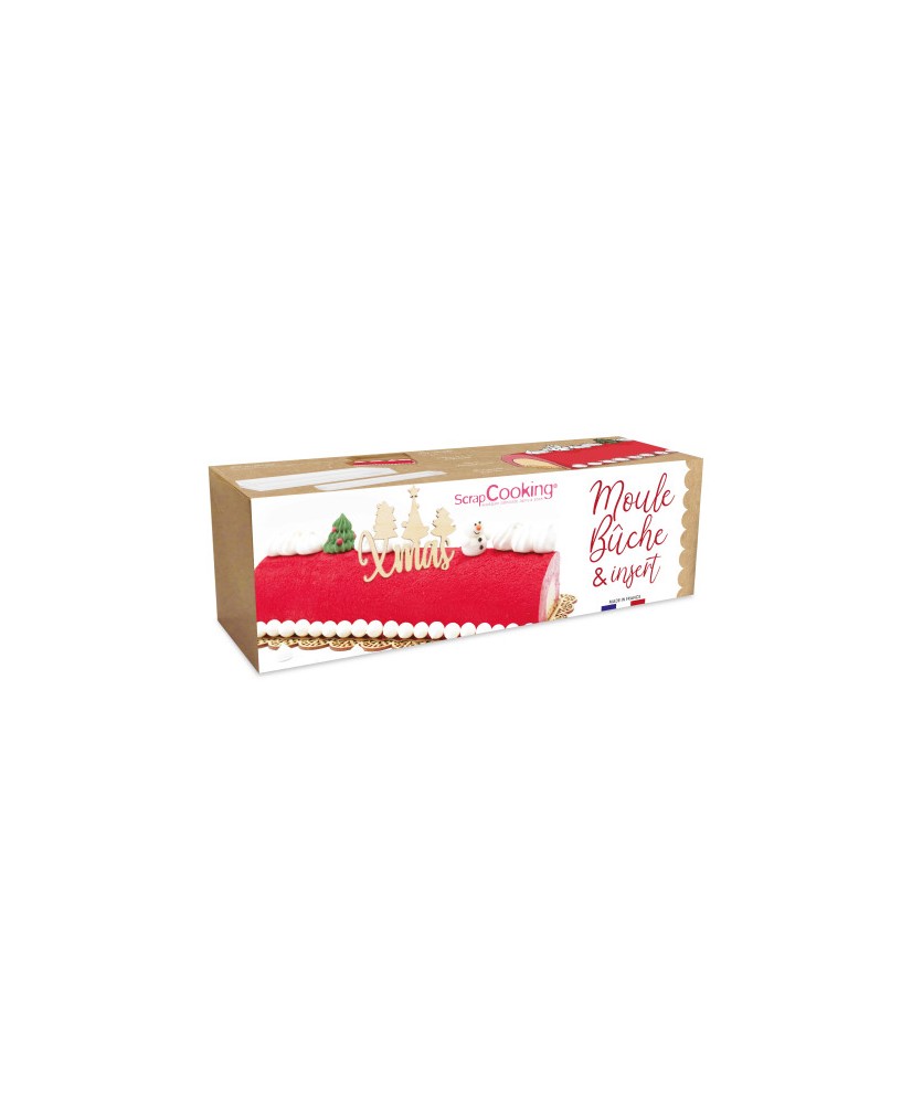 Moule à bûche et insert en plastique SCRAPCOOKING
