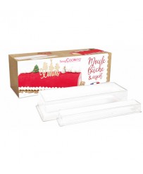 Moule à bûche et insert en plastique SCRAPCOOKING