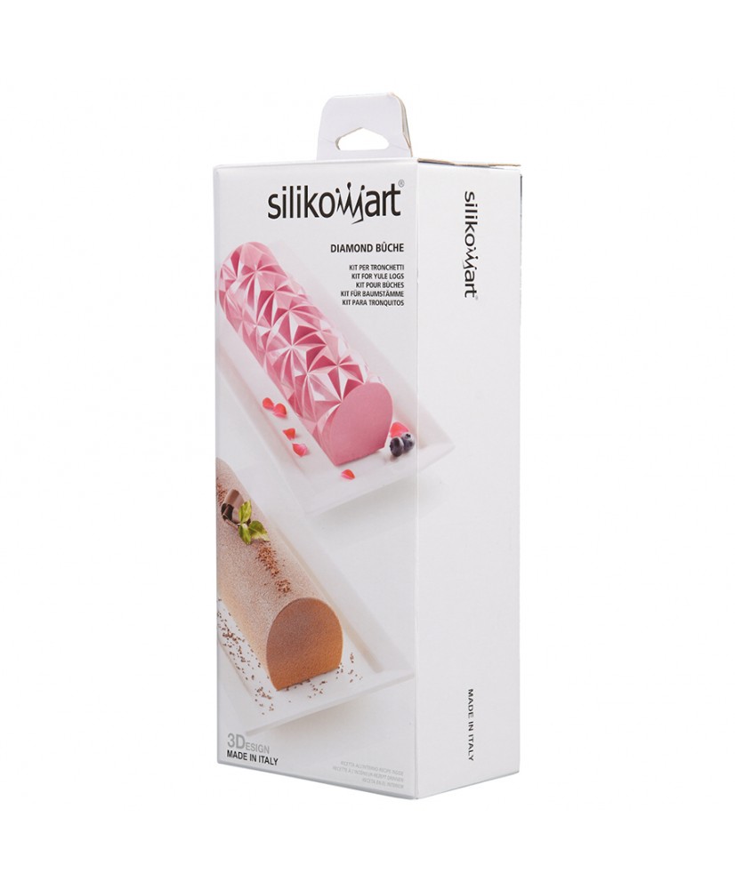 Moule à bûche "Diamond Bûche" SILIKOMART