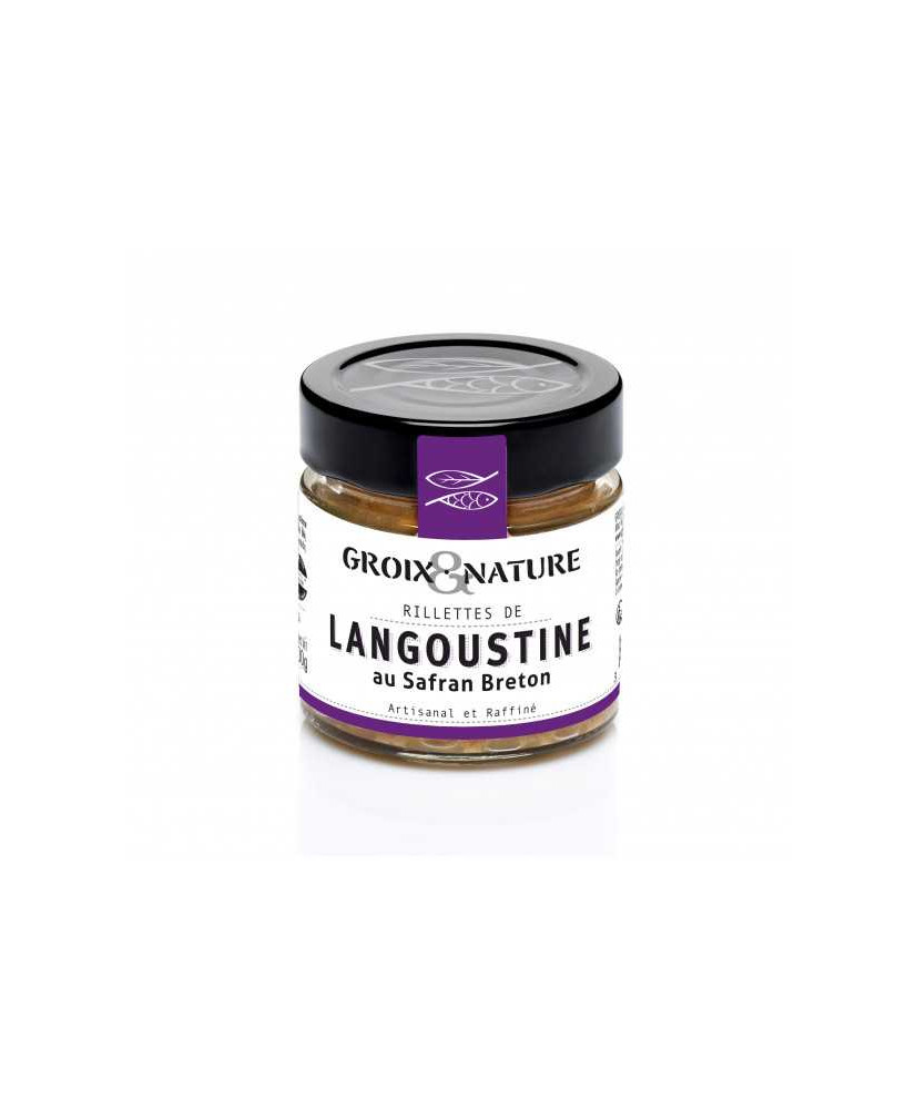Rillettes de Langoustine au Safran breton 100g GROIX&NATURE