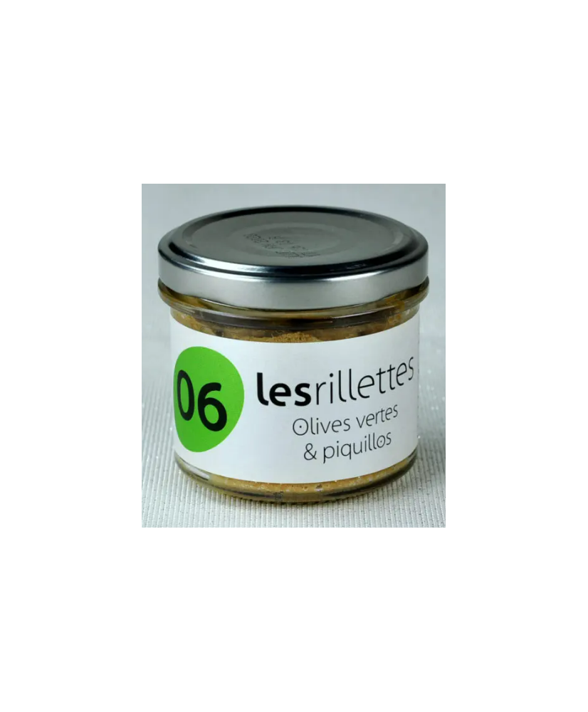 Rillettes n°6 : Olives vertes et piquillos