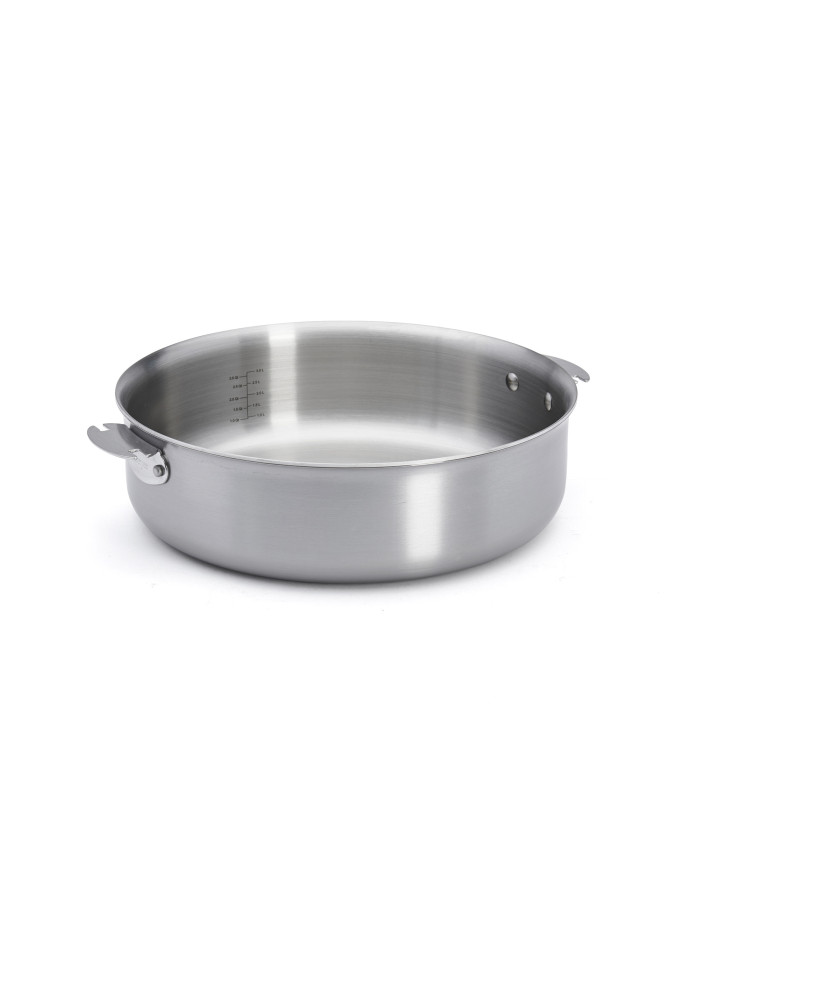 Sauteuse droite en inox Alchimy "LOQY" DE BUYER
