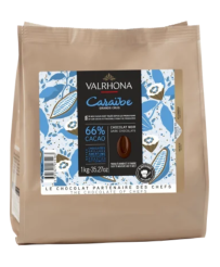 Chocolat de couverture "Caraïbe" 66% 1kg VALRHONA
