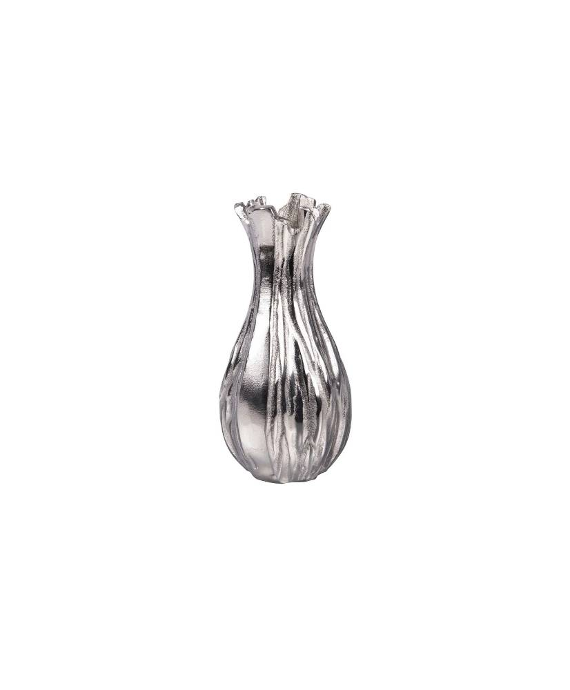 Vase galbé 23cm CESAR SILVER