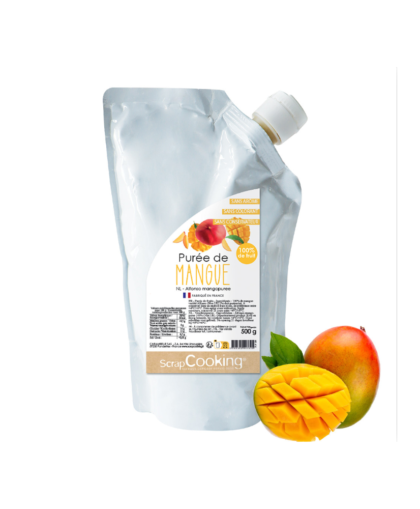 Purée de fruits "mangues" SCRAPCOOKING