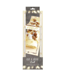 Plat à gâteau LED "Joyeux Noël" SCRAPCOOKING