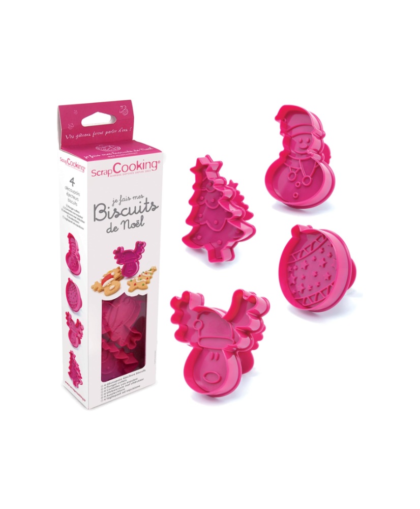 Découpoirs éjecteurs biscuits SCRAPCCOKING