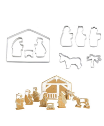 Set de 10 emporte-pièces "Crèche de Noël" EDDINGTONS