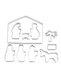 Set de 10 emporte-pièces "Crèche de Noël" EDDINGTONS