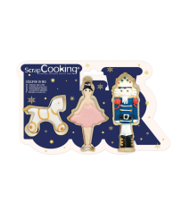 Découpoir en inox Casse Noisette SCRAPCOOKING x3