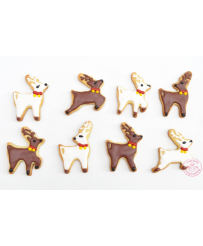 Découpoir en inox Cerf de Noël SCRAPCOOKING x4