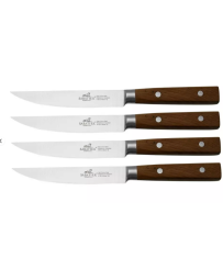 Coffret de 4 couteaux GAUCHO Acier Inox manche frêne SABATIER