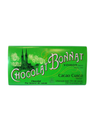Tablette de chocolat noir 75% Cacao Cusco BONNAT 100g