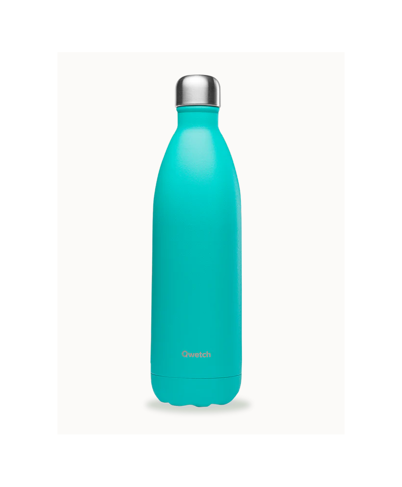Bouteille isotherme Originals bleu lagon 1L QWETCH Bouteille isotherme Originals bleu lagon 1L QWETCH