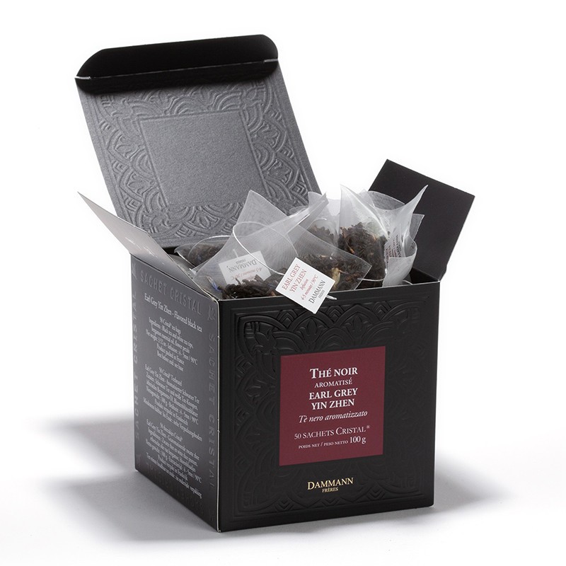 Thé noir Earl Grey Yin Zhen 50 sachets DAMMANN FRERES