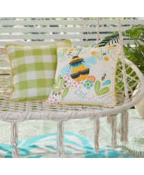 Coussin extérieur abeilles - Ulster Weavers