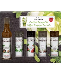 Coffret de sirop pour cocktails 5x5cl - Monin