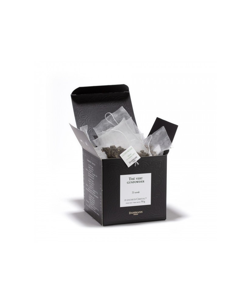 Thé vert Chine Gunpowder 25 sachets DAMMANN FRERES