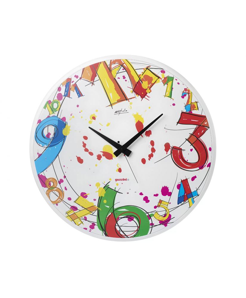 Pendule murale "Number Time" GUZZINI