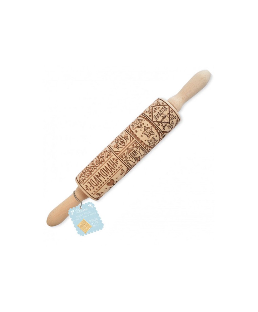 Rouleau empreintes bois "home made" 39cm SCRAPCOOKING