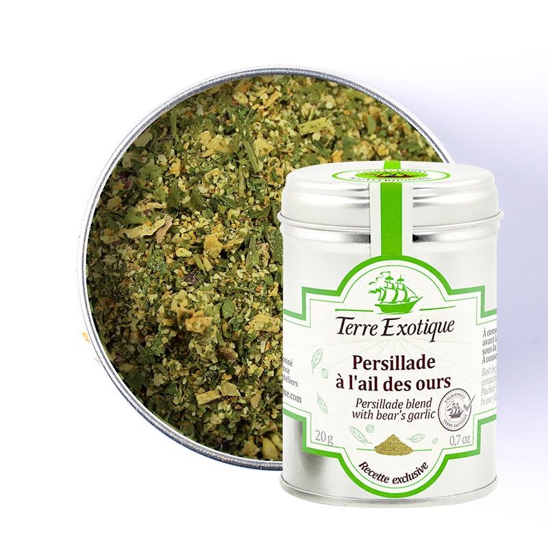 Persillades à l'ail des ours 20g TERRE EXOTIQUE Persillades à l'ail des ours 20g TERRE EXOTIQUE