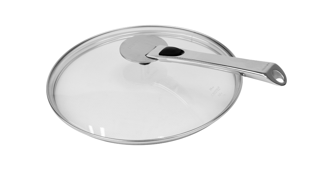 Couvercle en verre cerclé CRISTEL