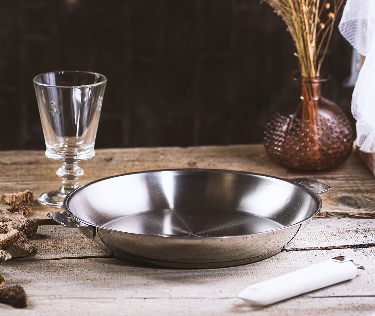 Poêle en inox Mutine - CRISTEL