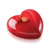 Moule silicone cœur Batticuore Silikomart 20,5 cm – moule pâtisserie 3D antiadhésif pour gâteaux et entremets élégants.