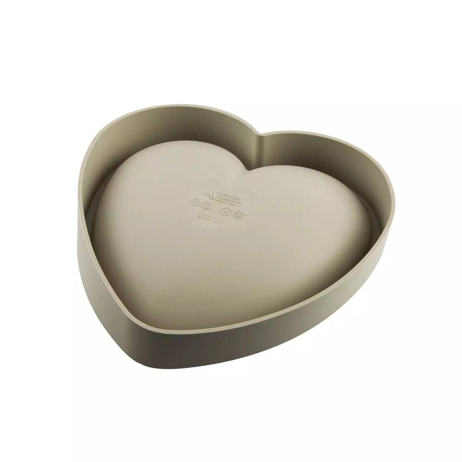 Moule silicone cœur Batticuore Silikomart 20,5 cm – moule pâtisserie 3D antiadhésif pour gâteaux et entremets élégants.