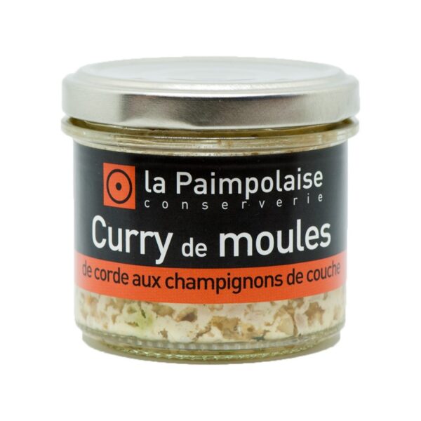 Tartinable curry de moules "de bouchot aux champignons de couche" 80g - LA PAIMPOLAISE