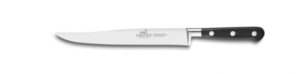 Couteau découpe yatagan forgé rivets inox "idéal" 20cm SABATIER