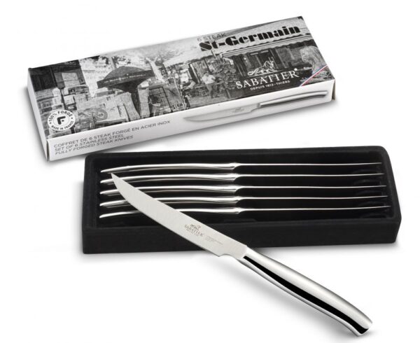 Coffret 6 couteaux à steak forgé "St-Germain" SABATIER