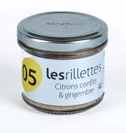 Rillettes de citrons confits et gingembre - SECRETS DE FAMILLE