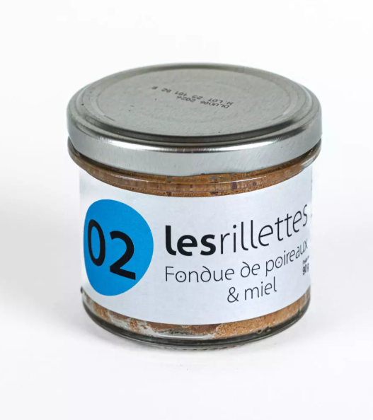 Rillettes de fondue de poireaux et miel - SECRETS DE FAMILLE