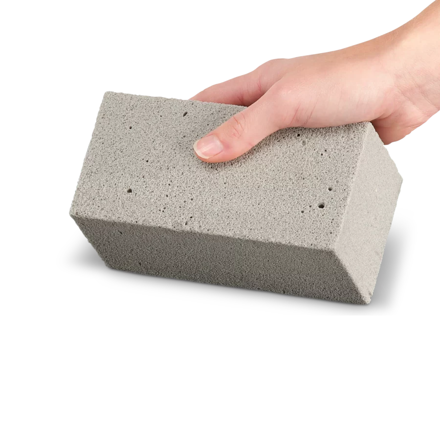 Pierre-abrasive Pierre abrasive Krampouz grise pour nettoyage de crêpière et plaques en fonte – accessoire d’entretien professionnel.