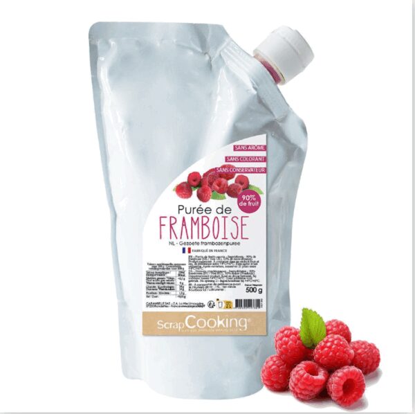 Purée de fruits "framboise" SCRAPCOOKING